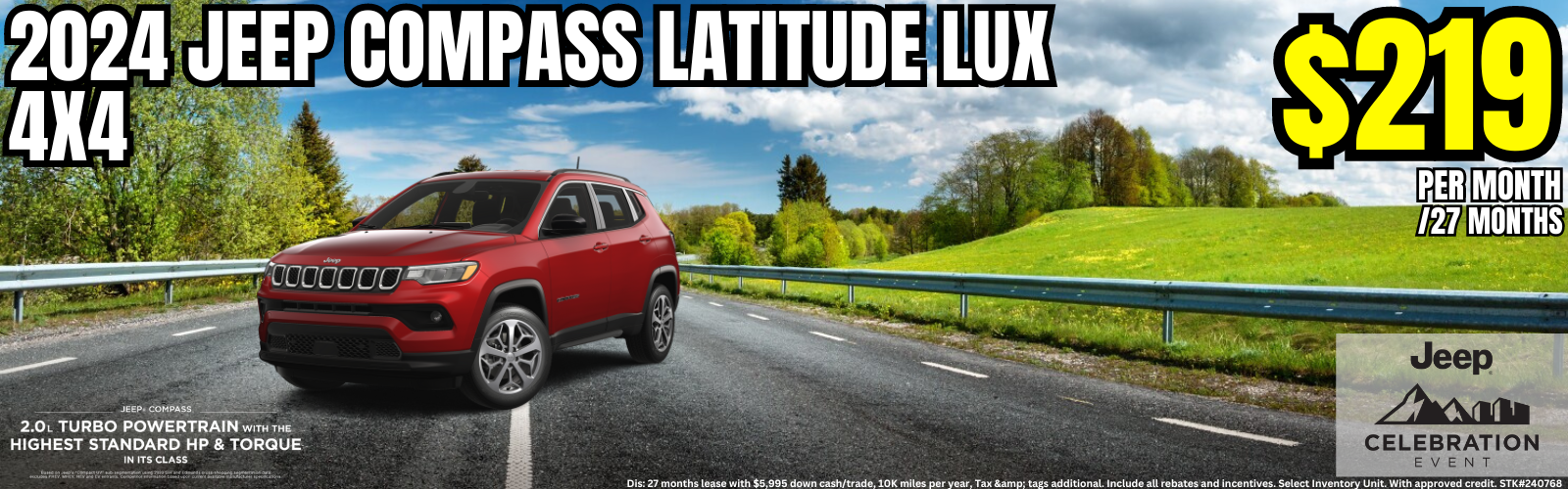 Compass Latitude Lux Lease Special